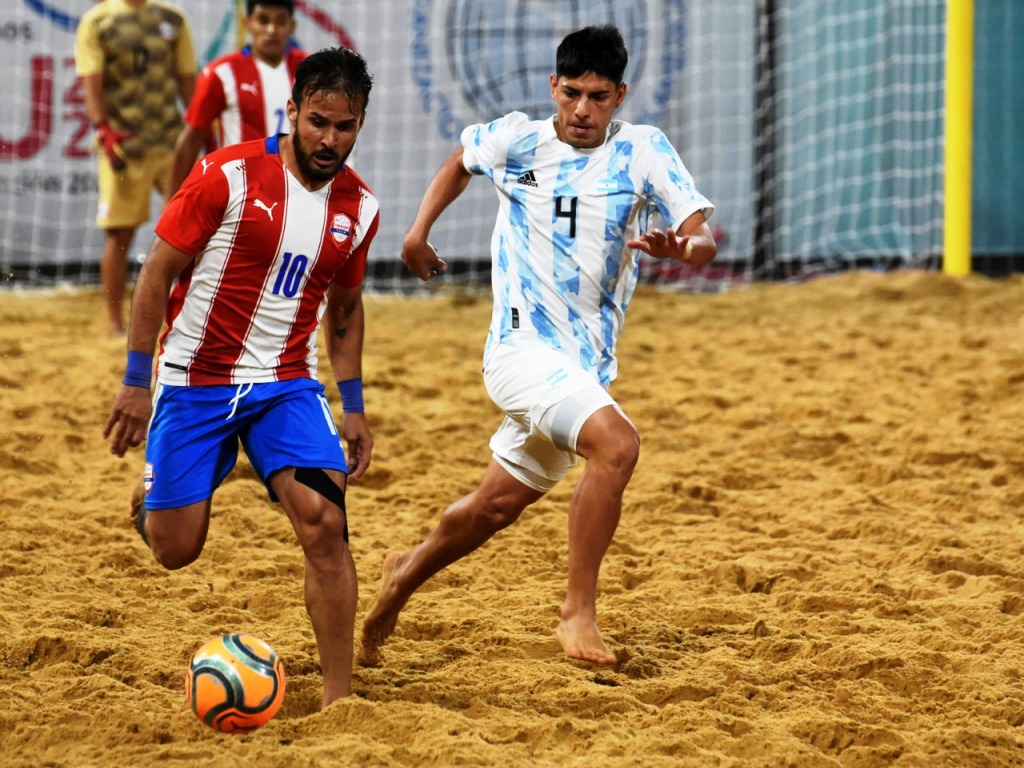 Diario HOY  ¡Los Pynandi son de oro! Paraguay conquista el fútbol de playa  en ASU 2022