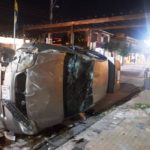 Borracho causó destrozos en la Peatonal de Luque
